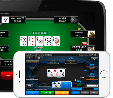 Live-Poker auf dem Handy