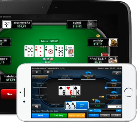 Live-Poker auf dem Handy